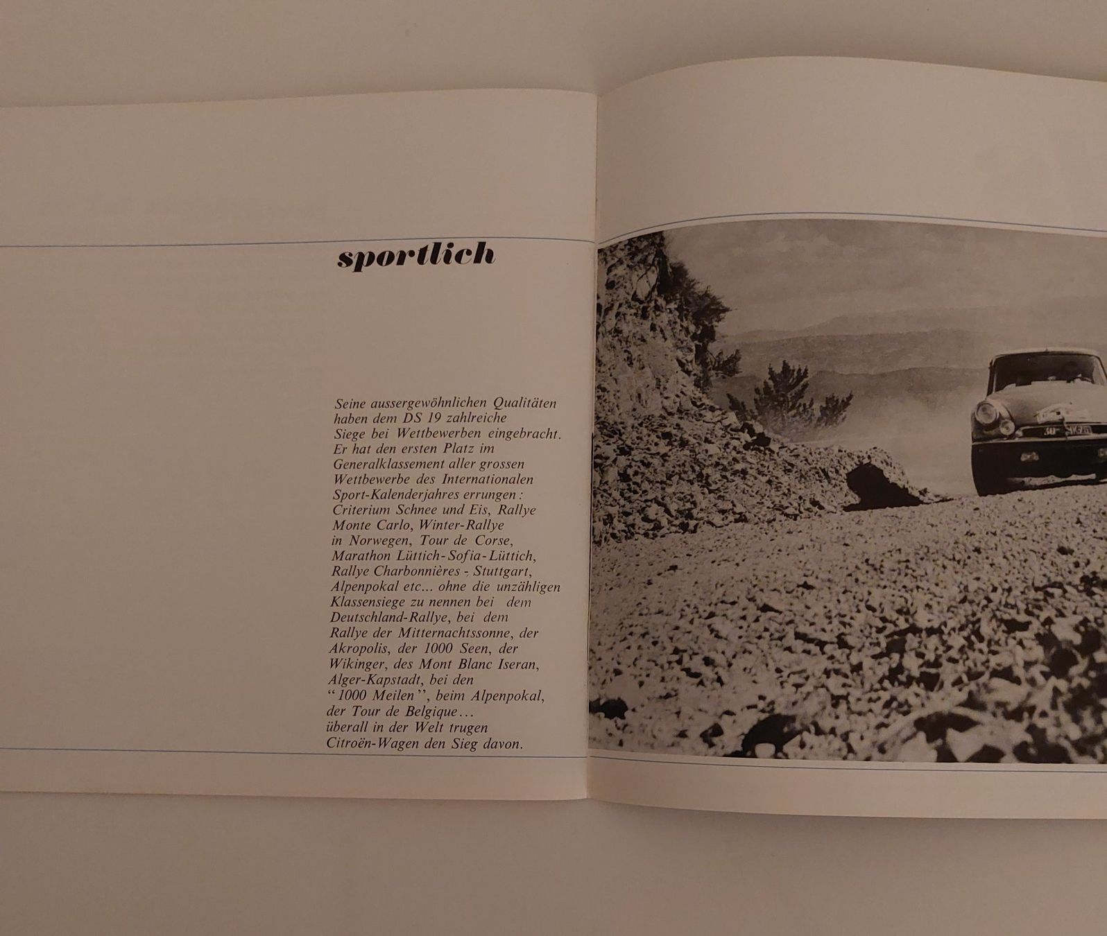 Citroën Documenti: Prospekt Citroen DS 19 Brochure Katalog Auto – Usato da Schenkon venduto da TG10 5