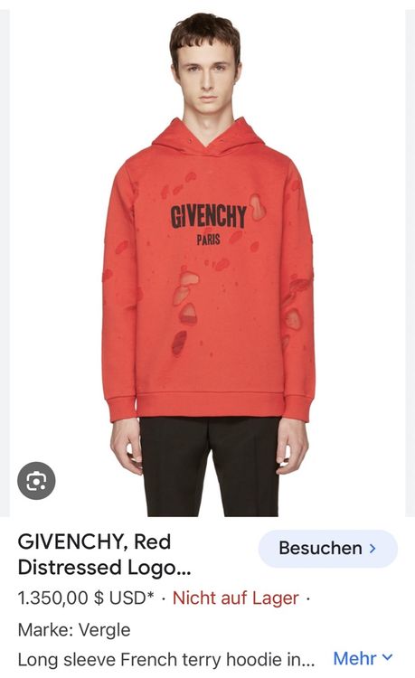 Givenchy Hoodie Herren Grösse M (Gebraucht) in Kilchberg ZH für