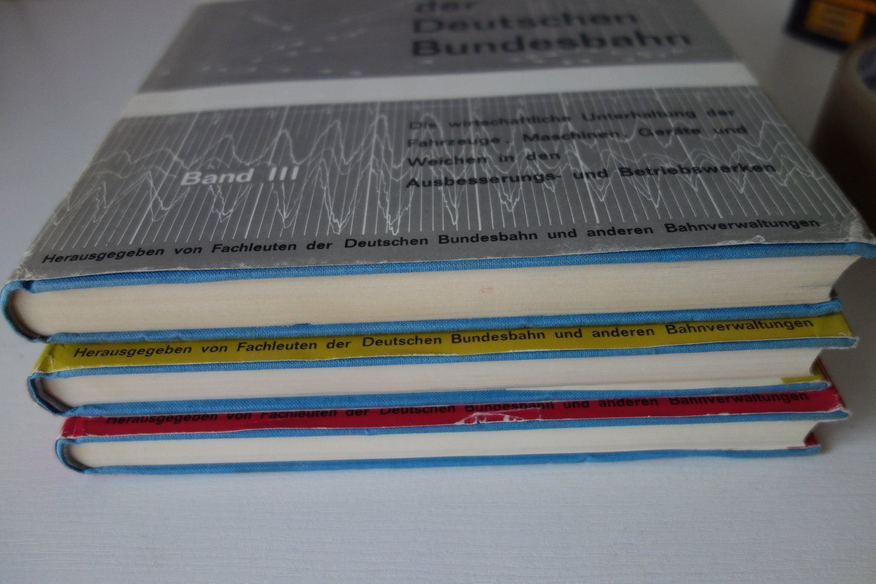 Bücher: Fahrzeug-Unterhaltsdienst der DB,3 Bände – Gebraucht aus Schachen b Herisau von Locophon 6