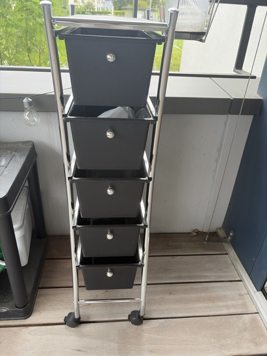 Valigie & Borse: Stylish 5-Drawer Rolling Storage Unit – Usato da Zürich venduto da dan_6psg