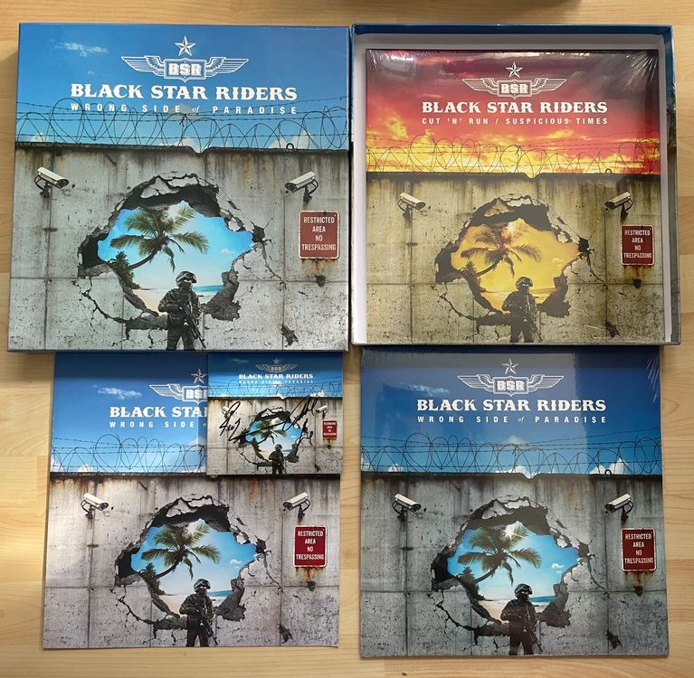Black Star Riders – Wrong Side Of Paradise Boxset signiert (Gebraucht ...