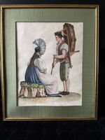 Aquarell, signiert 1928, gerahmt