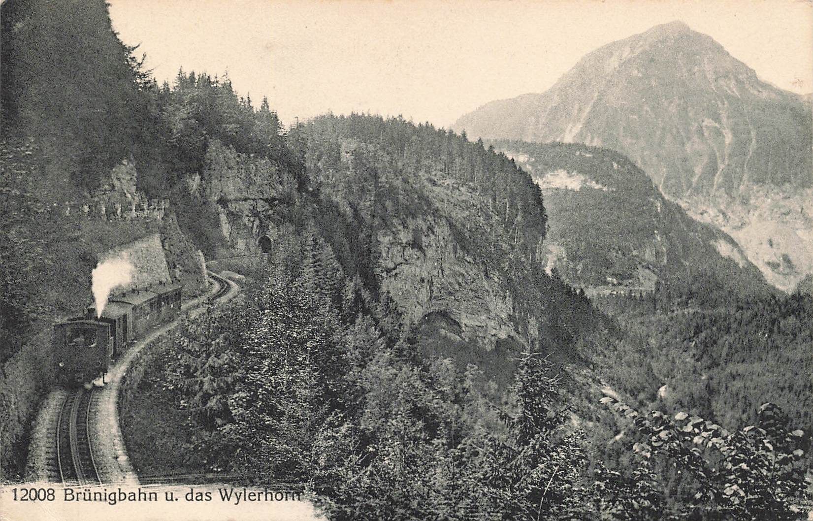 Ansichtskarten: Brünig bahn Wylerhorrr – Gebraucht aus Biasca von Blenio71
