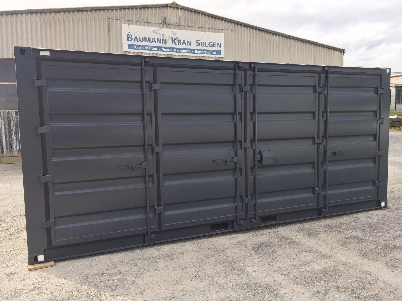 Baucontainer: 20' Lagercontainer Open Side, Baucontainer, Seecontainer! – Neu (gemäss Beschreibung) aus Kradolf von BKSAG 1