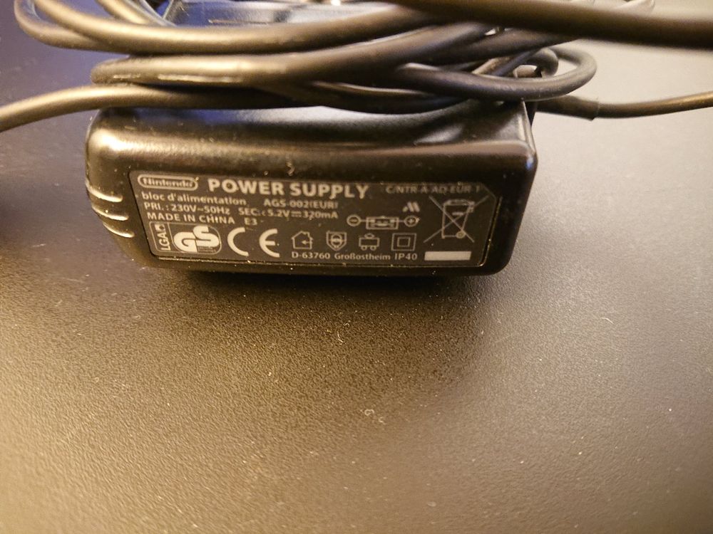 Gameboy Advance GBA SP Original Nintendo Ladegerät AGS002 Kaufen auf Ricardo