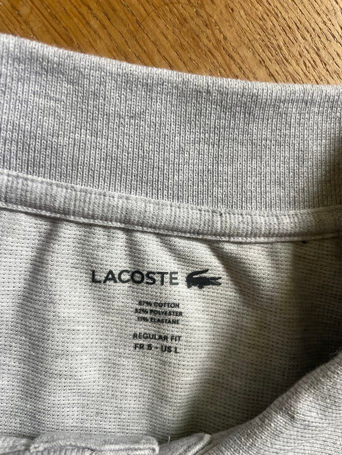 Magliette Polo: Lacoste Regular Fit Polohemd Langarm - grau - Grösse L – Nuovo (secondo la descrizione) da Zürich venduto da sandroasdf 2
