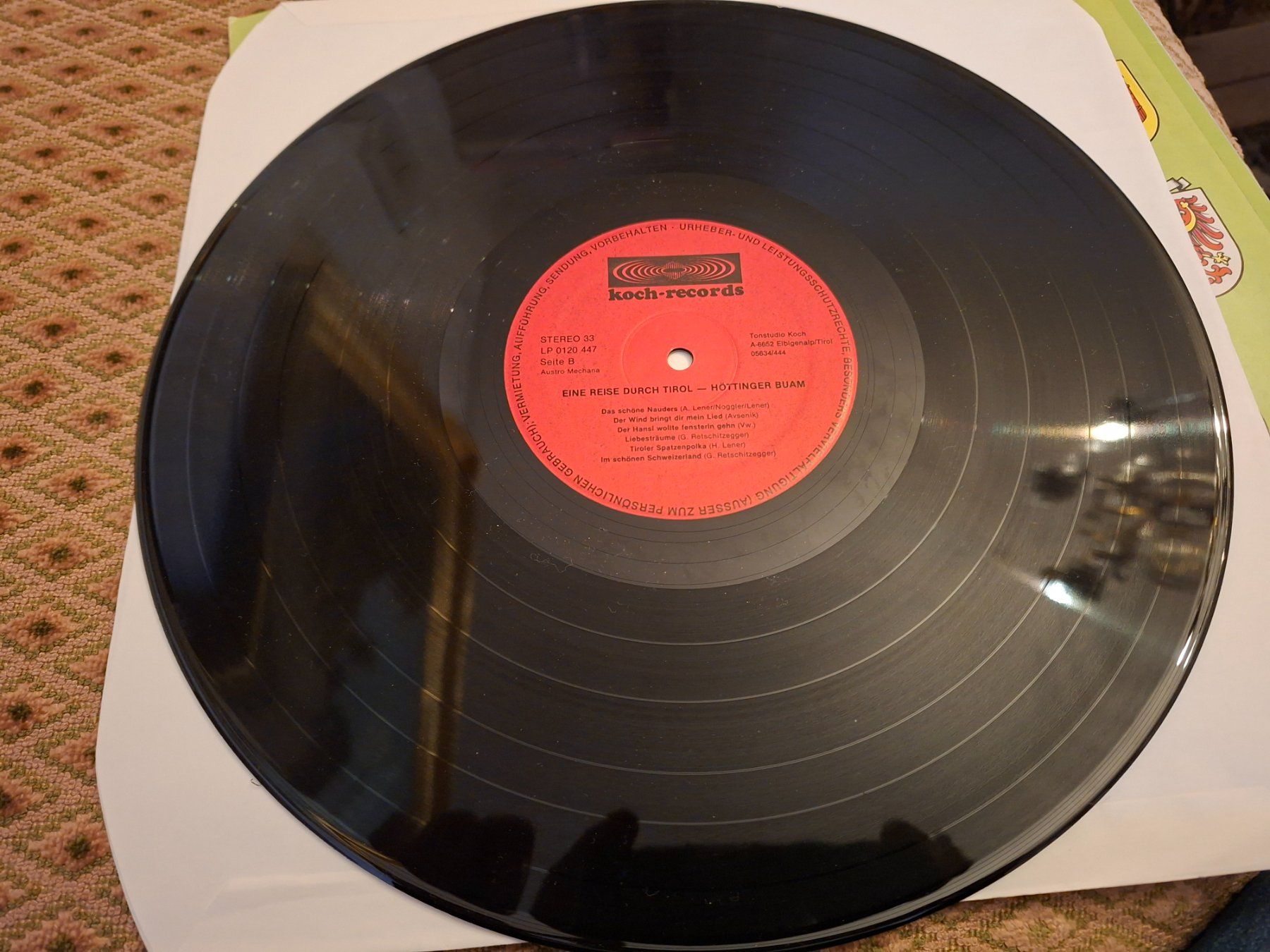 Dischi in vinile: Folk LP - Höttinger Buam - Eine Reise durch Tirol – Usato da Bernex venduto da Wannabehasbeen01 3