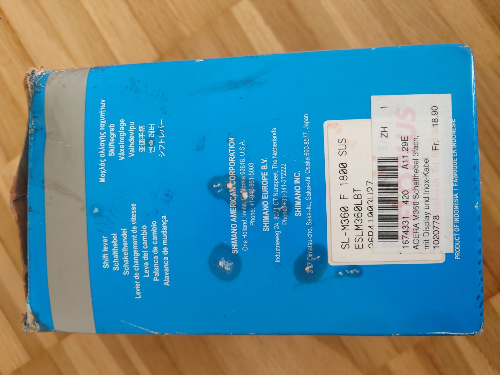 Shimano Ersatzteile: Shimano Acera SL-M360 3x8 Speed Shift Lever Set – Neu (gemäss Beschreibung) aus Zürich von Almohammed 3
