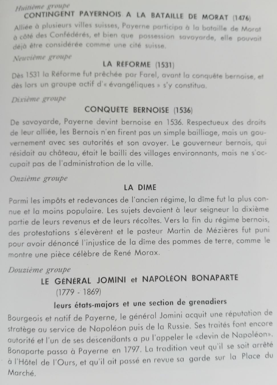 Documenti: Millénaire Abbatiale Payerne 1963 - Programme du cortège  – Usato da Bulle venduto da LeTempsCestCool 3