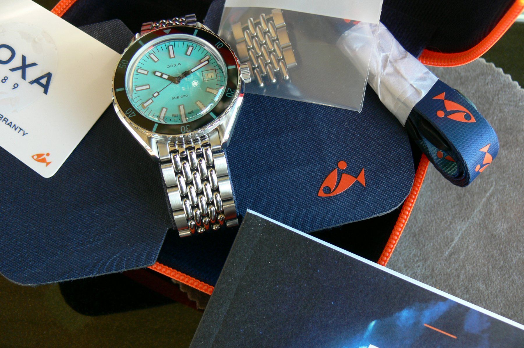 Doxa Orologi: DOXA Sub 200 Professional Diver Türkis Dial   799.10.241.10 – Nuovo e nell'imballaggio originale da Remigen venduto da Kelias 9