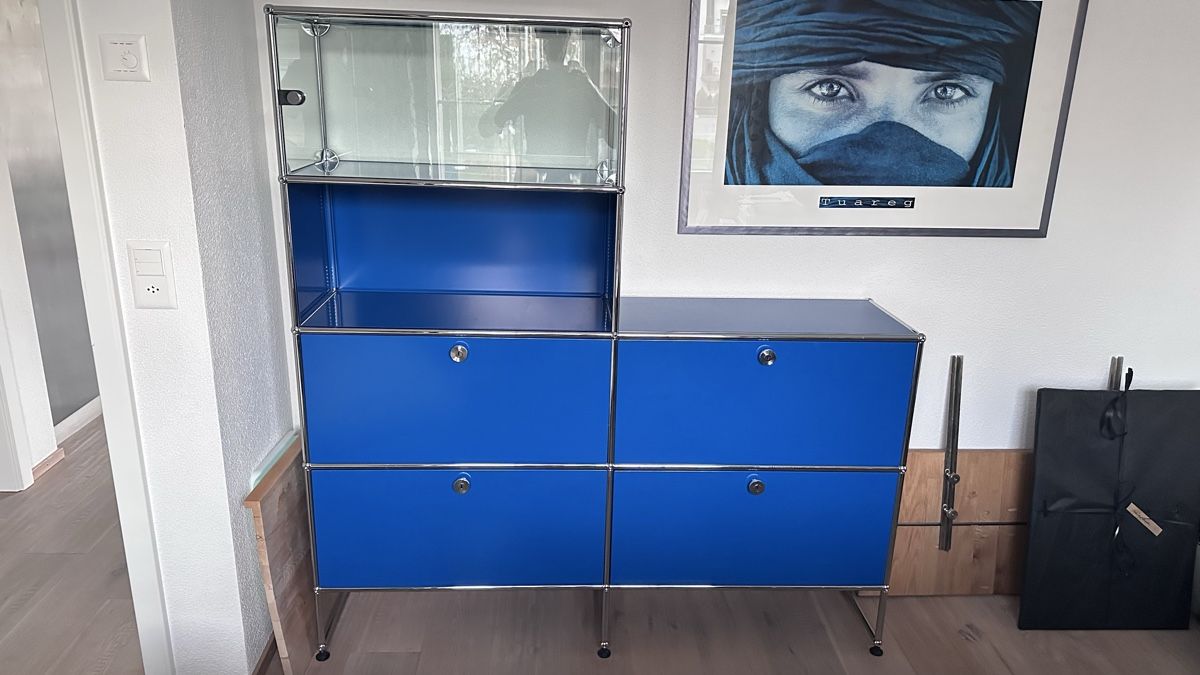 USM Scaffali: USM-Regal mit Vitrine – Usato da Uttigen venduto da Clacher1000 1