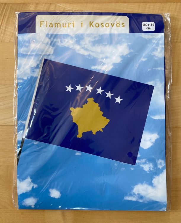 Flagge Republik Kosovo – Große Nationalfahne 150 X 250 Cm Für Den Garten Oder Balkon