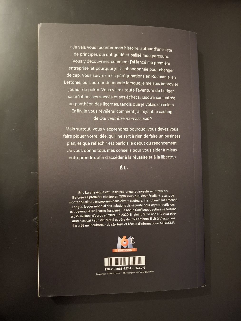 Bücher: Livre "Entreprendre pour être libre" - Eric Larchevêque – Neu (gemäss Beschreibung) aus Sion von fig_hlm2 1