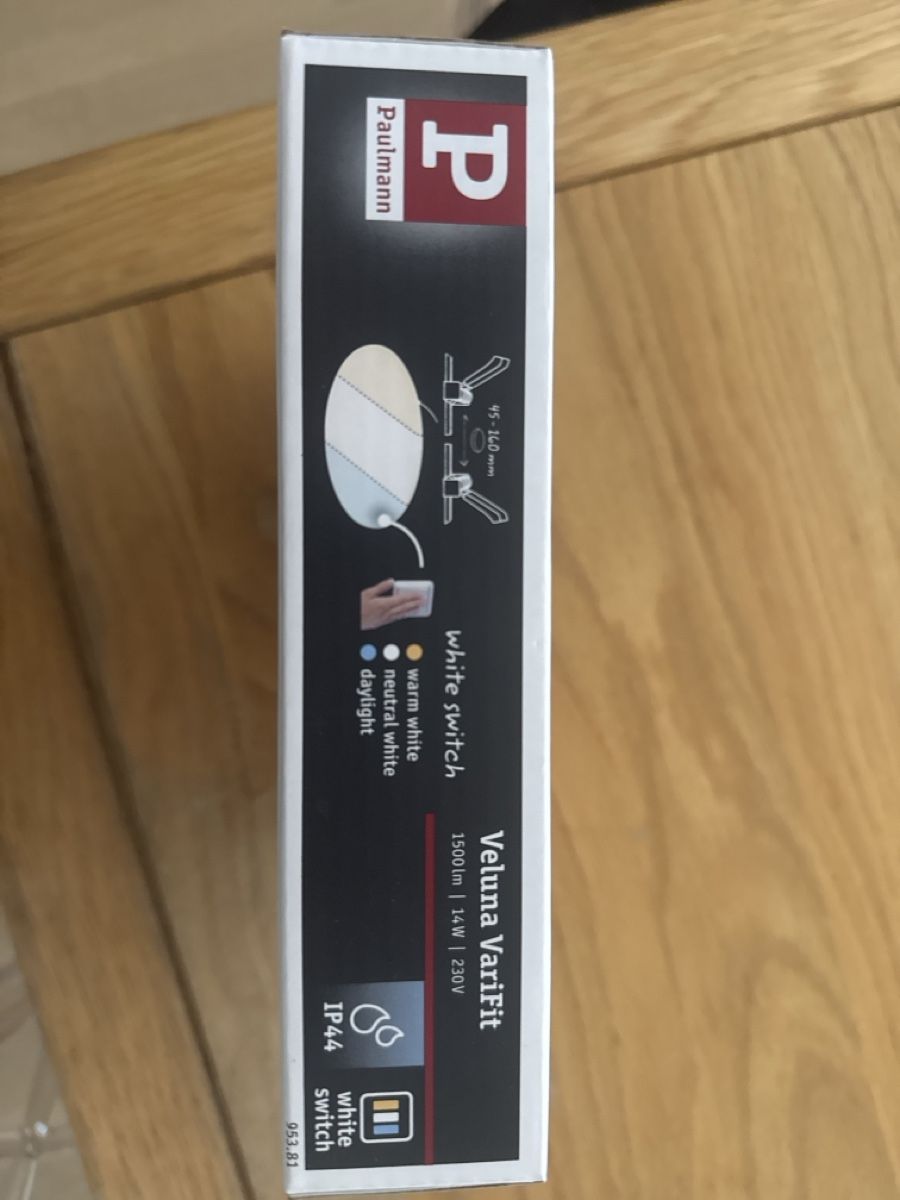Paulmann Lampadari & plafoniere: Paulmann Veluna VariFit LED Ceiling Light 14W 45-160mm – Nuovo (secondo la descrizione) da Dübendorf venduto da ClaraS. 4