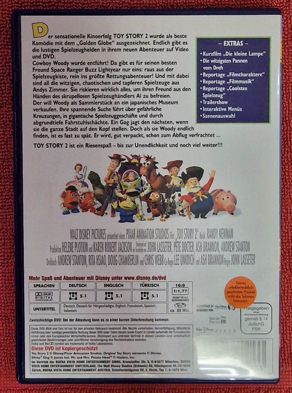 Tutti i DVDs: Toy Story 2 DVD – Usato da Basel venduto da phi_8xhm 1