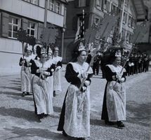 Foto H. Leu, St. Gallen, Appenzell, Fronleichnam, Trachten