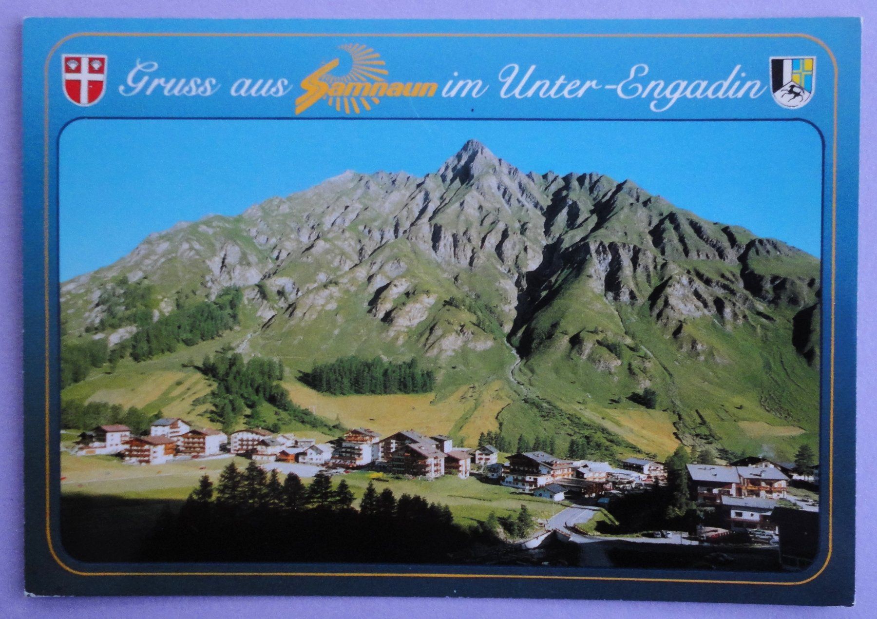 Cartoline postali: Samnaun 1850 m im Unter-Engadin – Usato da Fétigny venduto da Billy2miny