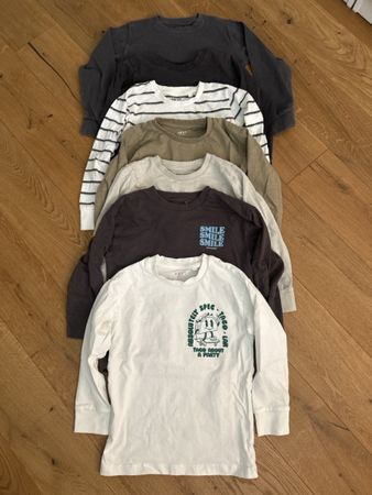 7 Langarmshirts von Next Gr. 116, neuwertig