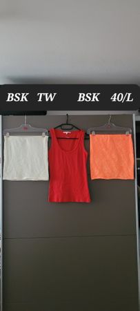 Lot de 2 jupes Bershka en coton & T-shirt TW taille L