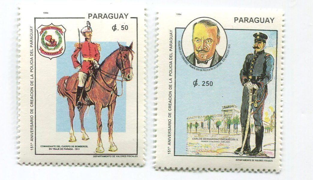 Tutti i francobolli: Briefmarken "Uniform". Paraguay. – Nuovo e nell'imballaggio originale da Basel venduto da Butsch5