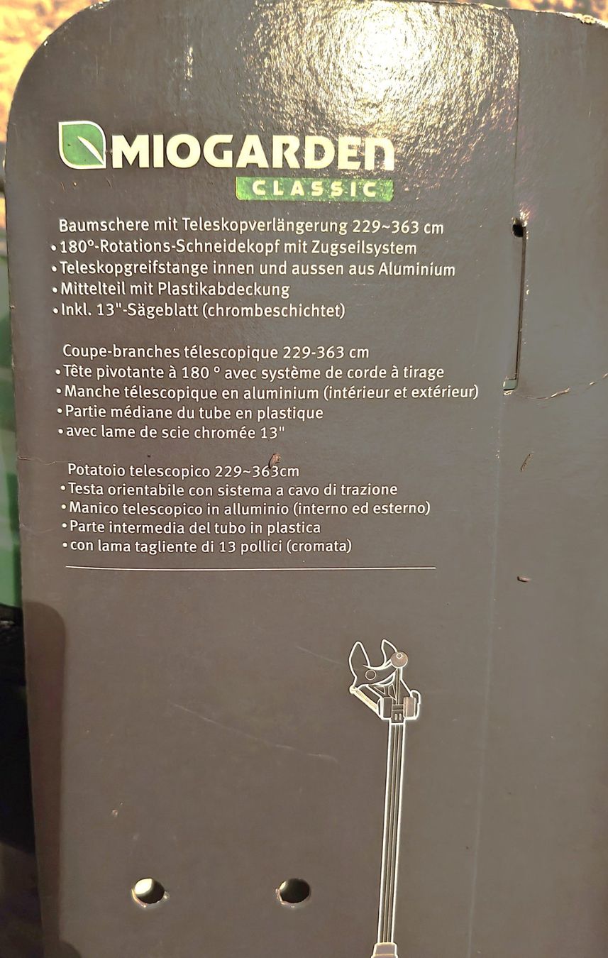 Tutti gli attrezzi: Teleskop Baumschneider und Baumsäge – Nuovo (secondo la descrizione) da Burgdorf venduto da Joggigring 8