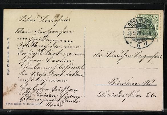 Cartoline postali: Berlin, Weltstadtleben in der Sieges All – Usato da Berlin venduto da bartko-reher 1