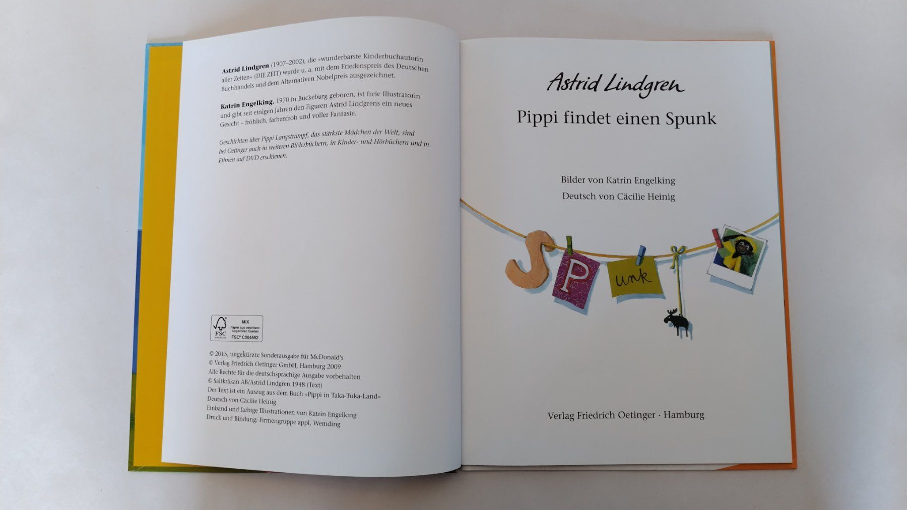 Libri: Pippi Langstrumpf findet einen Spunk / Astrid Lindgren Buch – Usato da Bellach venduto da JingleJerry 2