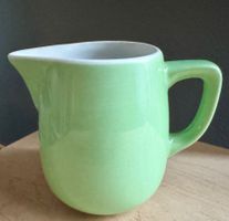 Kleiner RÖSSLER KRUG grün 9 cm - Vintage - gebraucht 0.2 Lit
