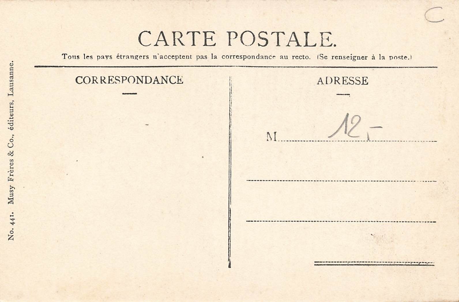 Cartoline postali: Morges (VD) Grand-Rue – Usato da Biasca venduto da Blenio71 1