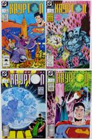 THE WORLD OF KRYPTON 1-4 COMPLETE SERIE SUPERMAN PLANET 1987