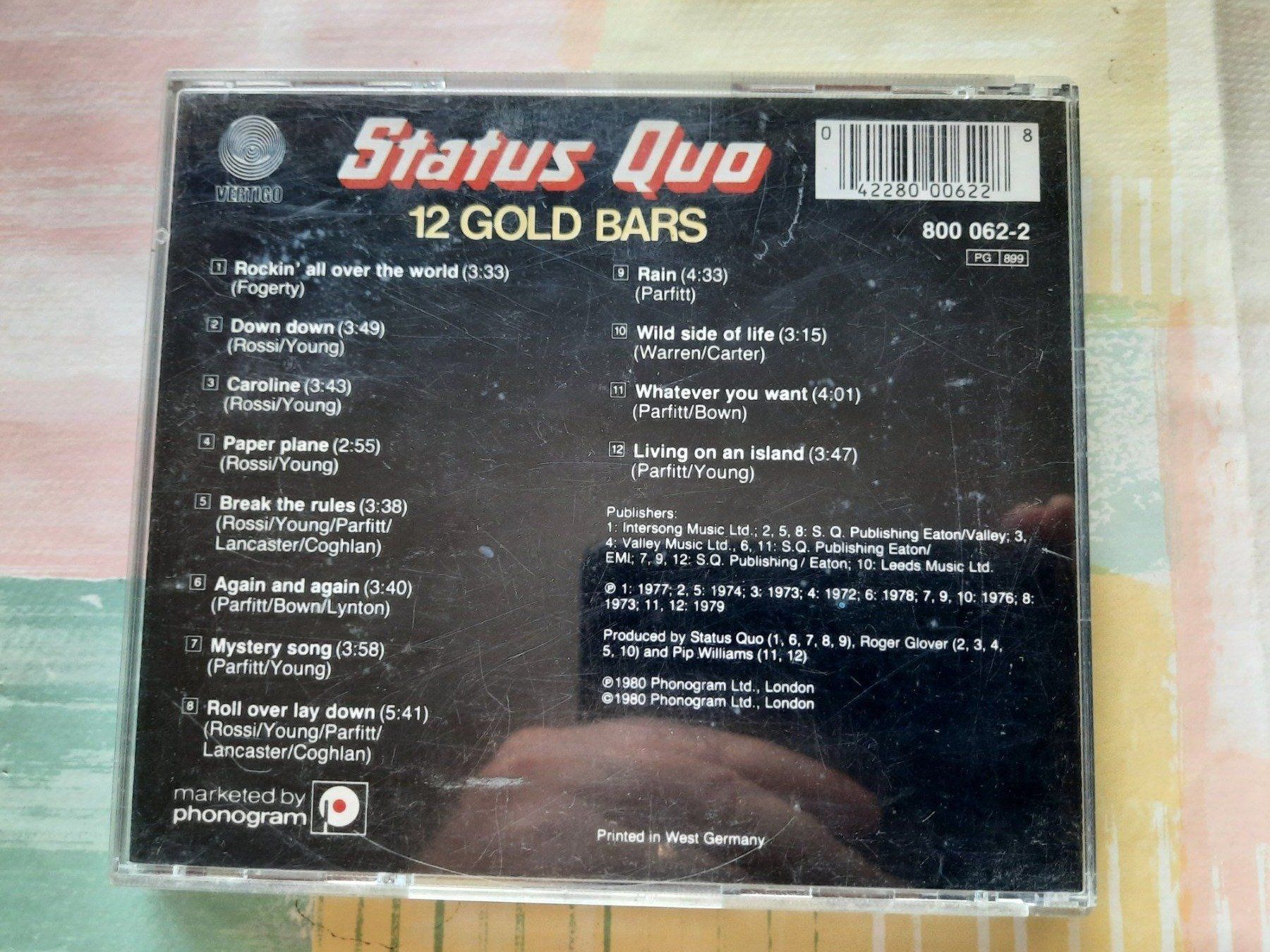 CD: CD Status Quo - 12 Gold Bars – Usato da Pully venduto da bro_n52j 3