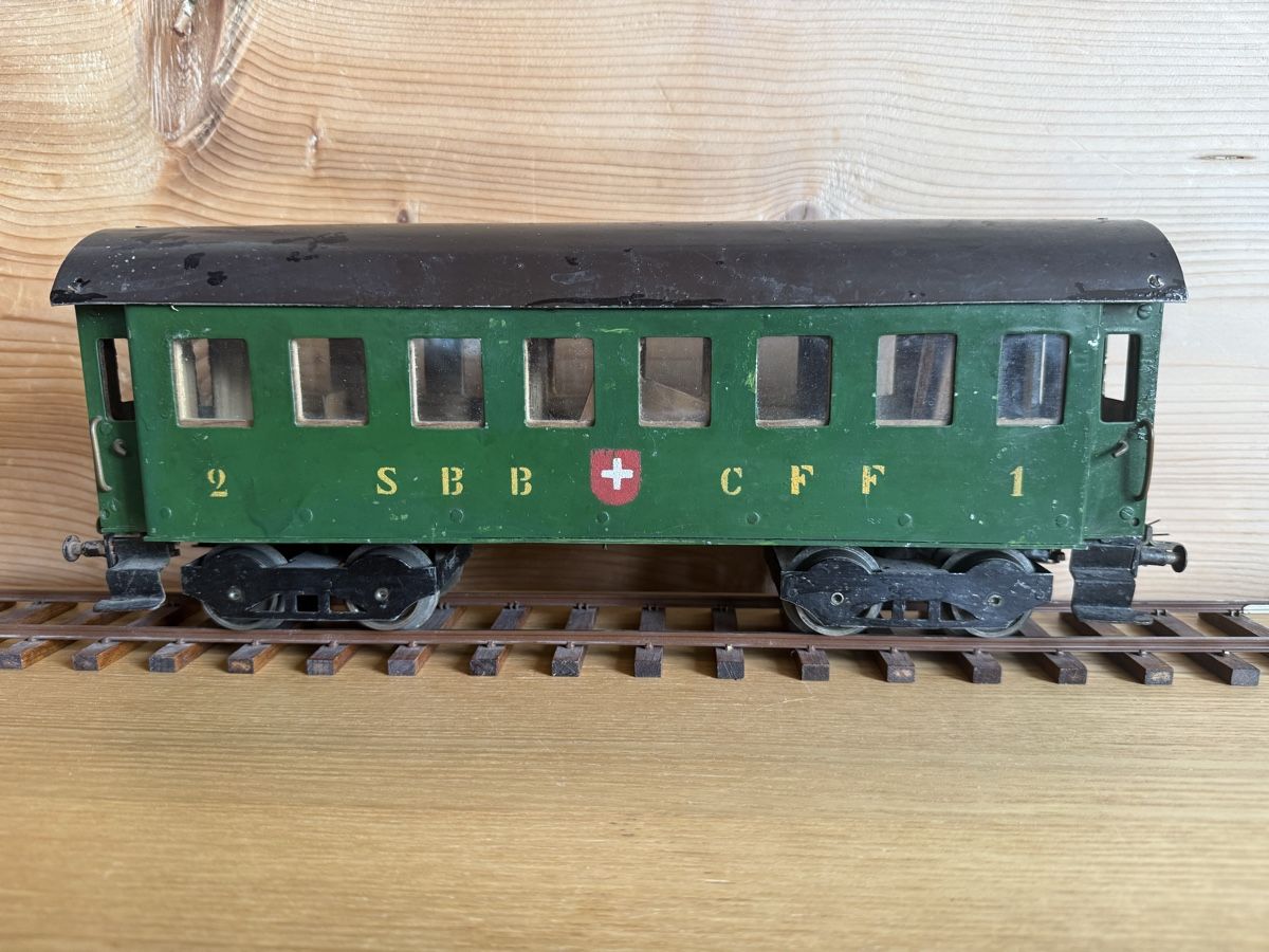 SBB/CFF/FFS Modellini di ferrovie: Eigenbau Spur 1 PW aus Sammlung Tele René – Usato da Amden venduto da vipernatter 5