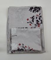 2er Pack  /2 Duvetbezüge +2 Kissenbezüge /160x210 /Rosa-Grau