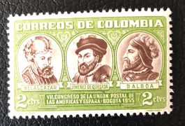 Briefmarken aus Kolumbien 7. Lateinamerikanischer Postkongre