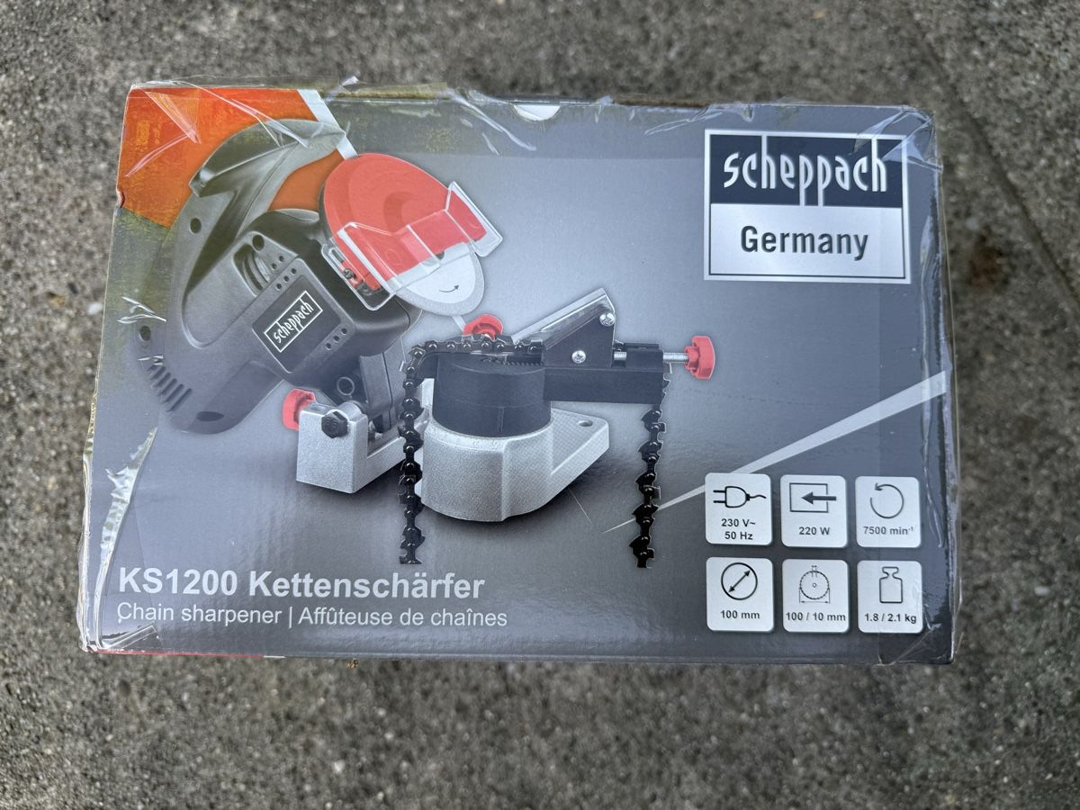 Scheppach Tutte le macchine: Scheppach Kettenschärfer KS1200 – Nuovo e nell'imballaggio originale da Köniz venduto da Andrea_BE 2