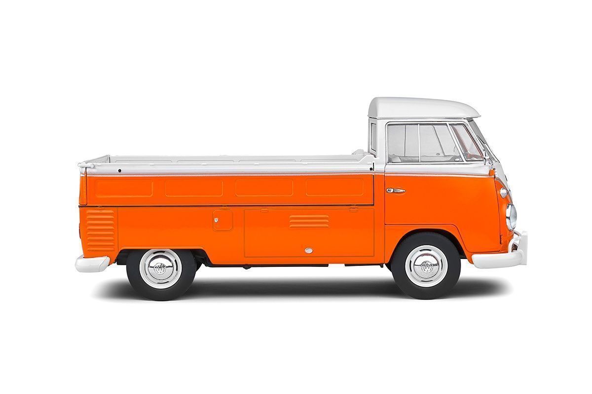 Volkswagen Modellini d'auto: VW T1 PRITSCHE MIT SURFBOARD IN 1:18 – Nuovo e nell'imballaggio originale da Erlenbach im Simmental venduto da Model_box 1