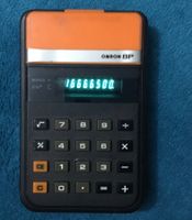 Vintage Taschenrechner Omron 8PE, 70er Jahre