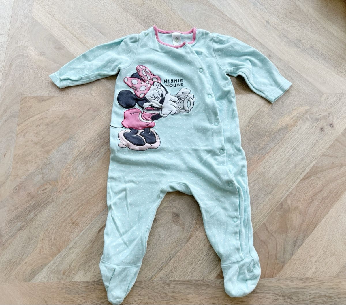 Pagliaccetti: Baby Strampler Minnie Mouse, Gr. 80 – Usato da Eggenwil venduto da Lissi82