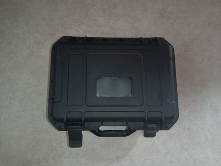 Schwarzer Transportkoffer Wasserdicht mit Schaumstoff 