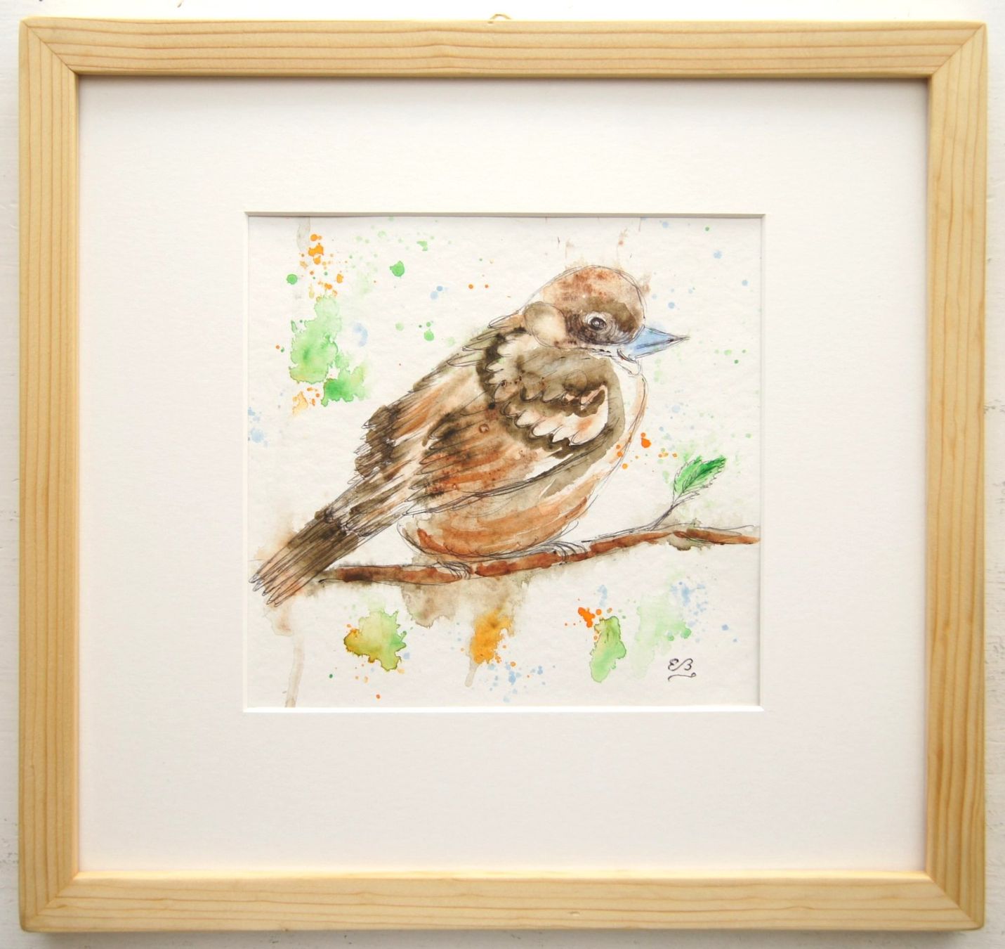 Tableaux: Aquarell: Vogel VI – Neuf (Voir description) à Fribourg par erw_68dx