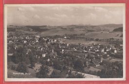 Huttwil mit Bahnhof - Fotokarte 1932