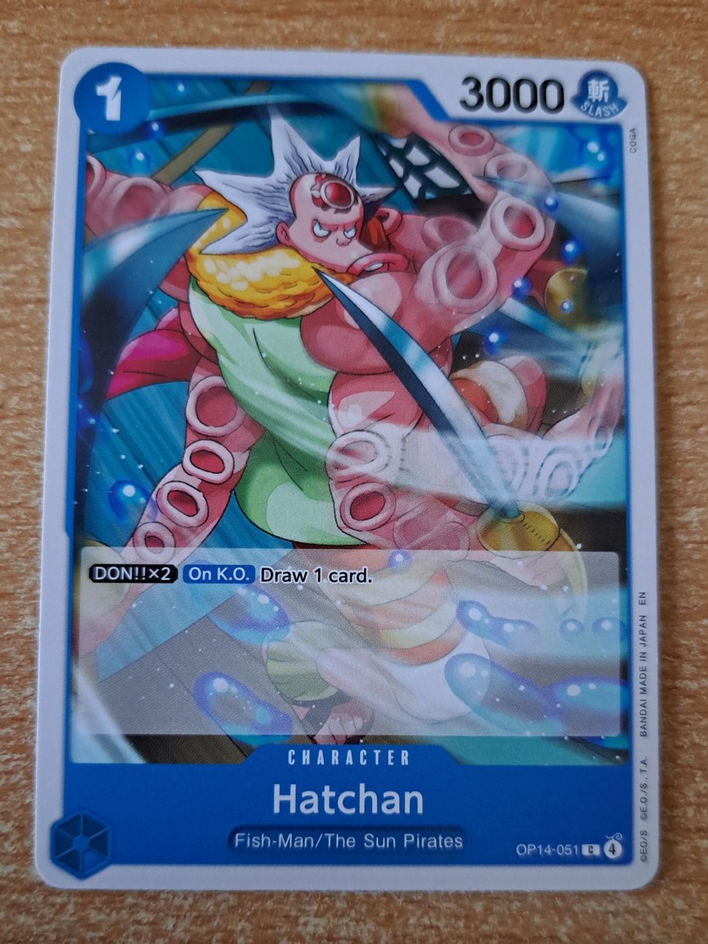 Bandai Carte collezionabili: Carte One Piece - Hatchan OP14-051 – Nuovo (secondo la descrizione) da Cernier venduto da Poussetofiol