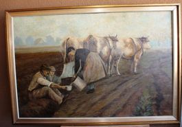 José Vilato Ruiz FIN (1916-1969) Huile sur toile