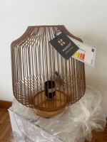 MANOR Designer Tischlampe Neu Drahtgestell Kupferoptik