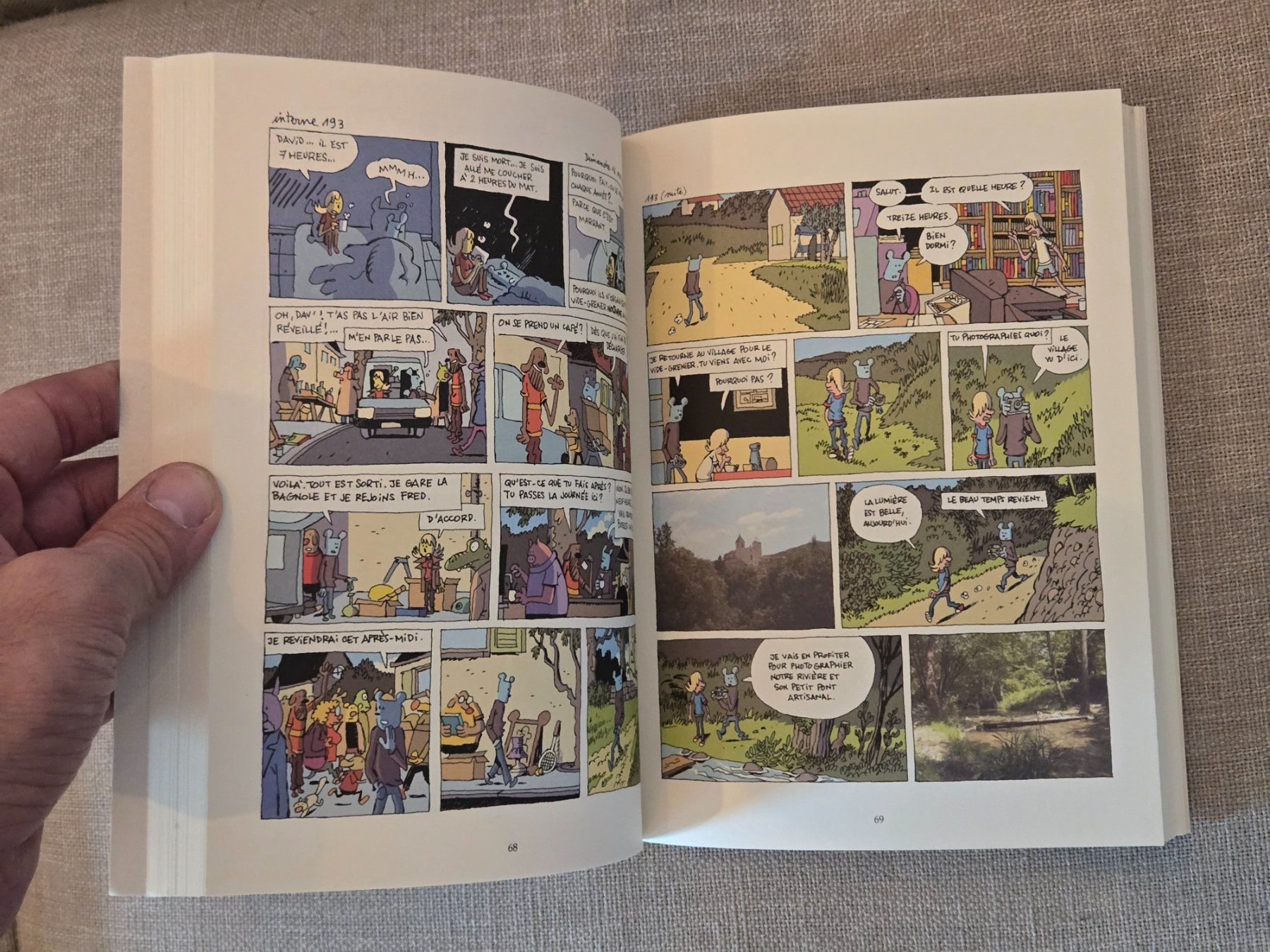 Comics: Interne 1 et 2 - David de Thuin - Rareté! Introuvable – Gebraucht aus Crémines von Blakedrake 7