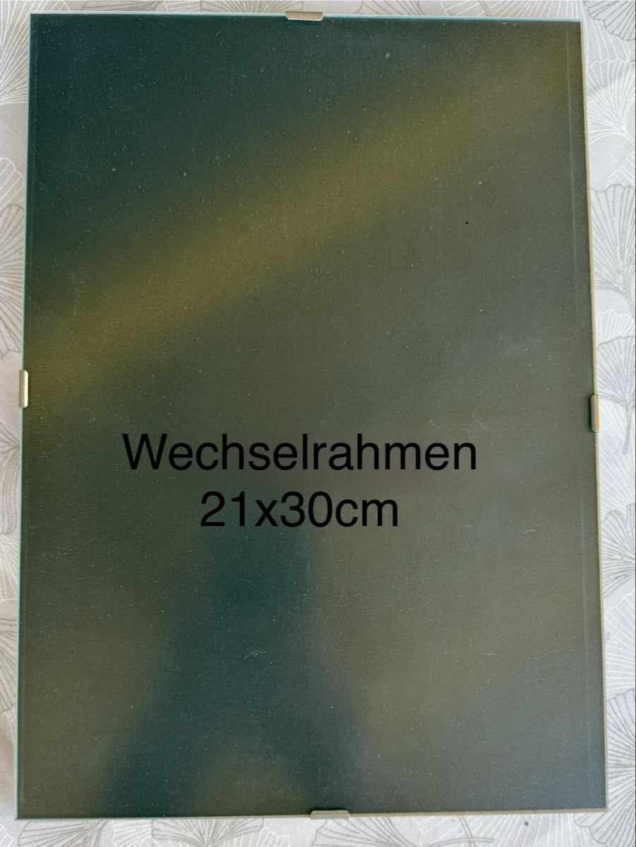 Cornici: Wechselrahmen 21x30cm, Glasfront, zum Aufstellen oder Aufhän – Usato da Sigriswil venduto da KoLanta19