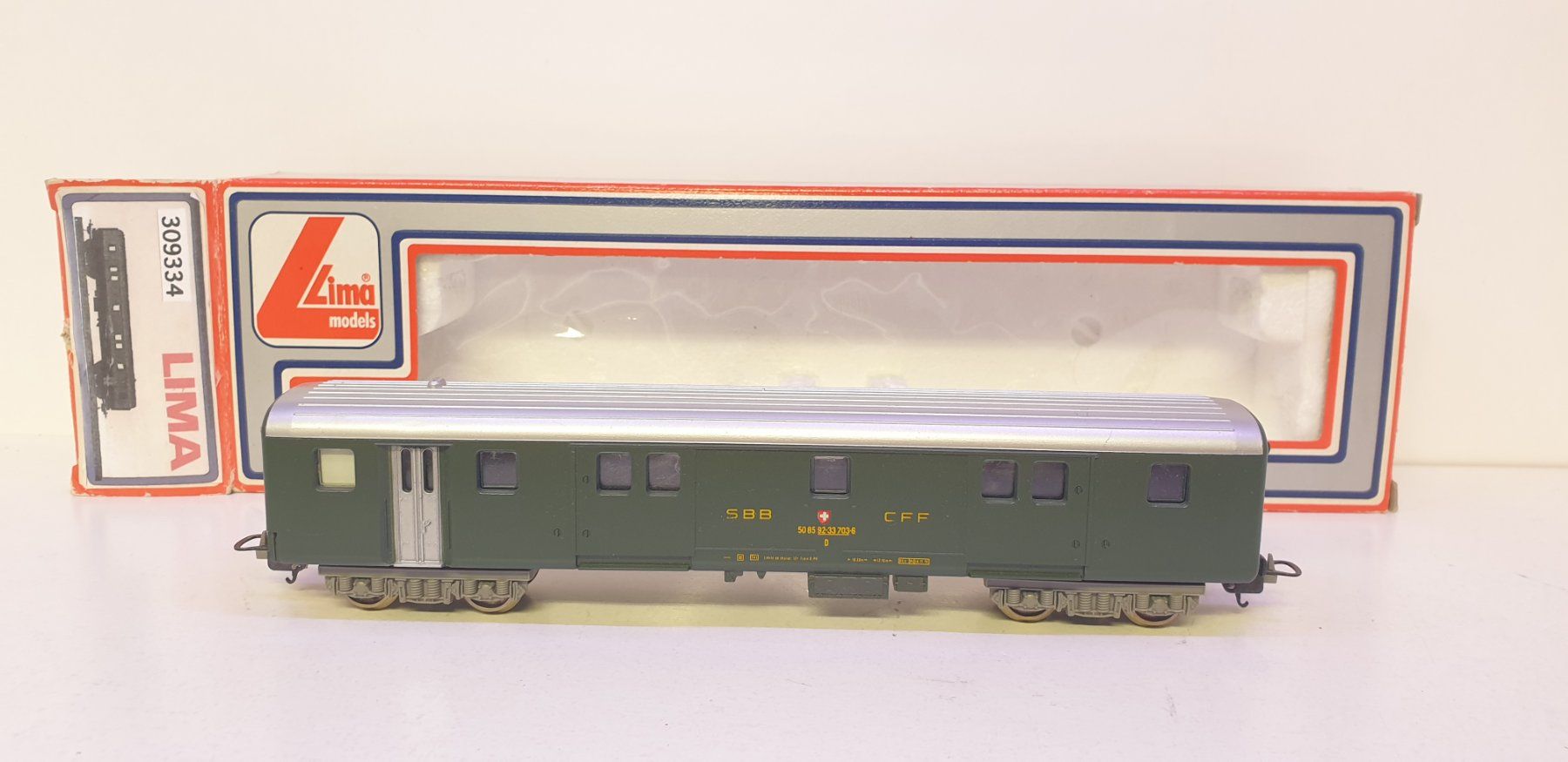Lima Modelleisenbahnen: Lima SBB Gepäckwagen 309334 H0/DC – Gebraucht aus Neuenhof von ludovicco