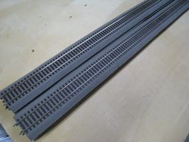 Roco Line + Bettung Spur HO Schienen, 920 mm, 10 x Grade