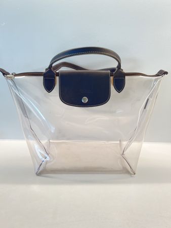 Handtasche, Longchamp Clear Darshan Bag, wie neu