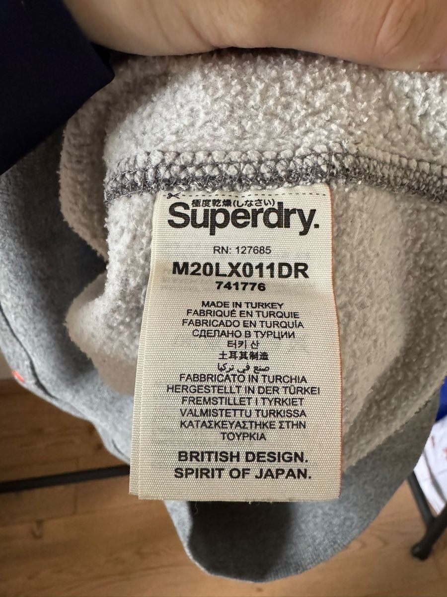 Superdry Maglioni & Felpe: Sweat à capuche Superdry Orange Label gris – Usato da Bulle venduto da pal_l6n7 4